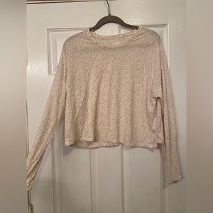 Womens Old Navy Active long sleeve crop top (M)